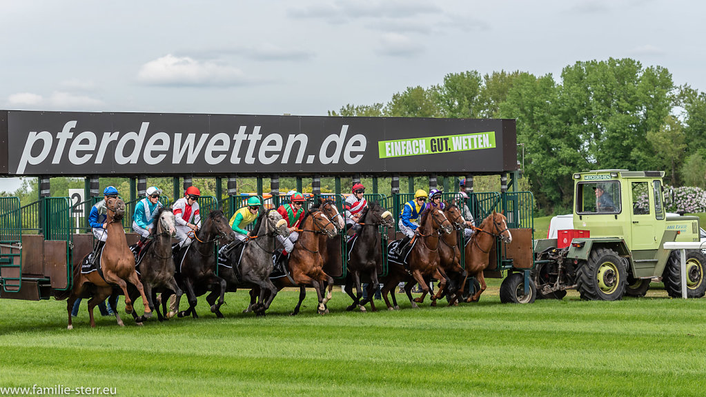 Galopprennen München Riem Mai 2018