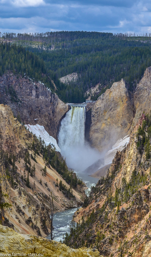 Wasserfall des Yellowstone River