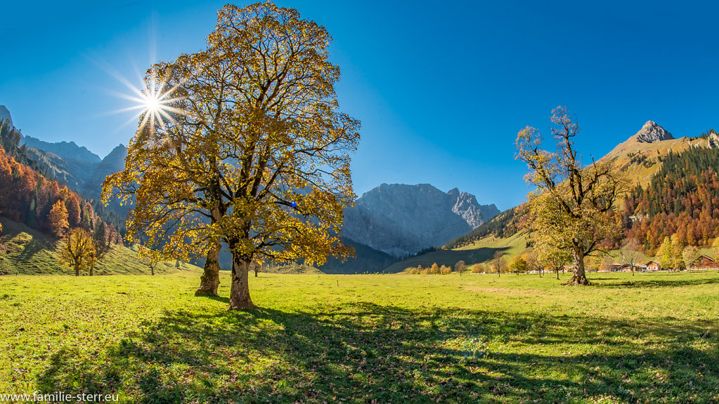 Herbst im Großen Ahornboden