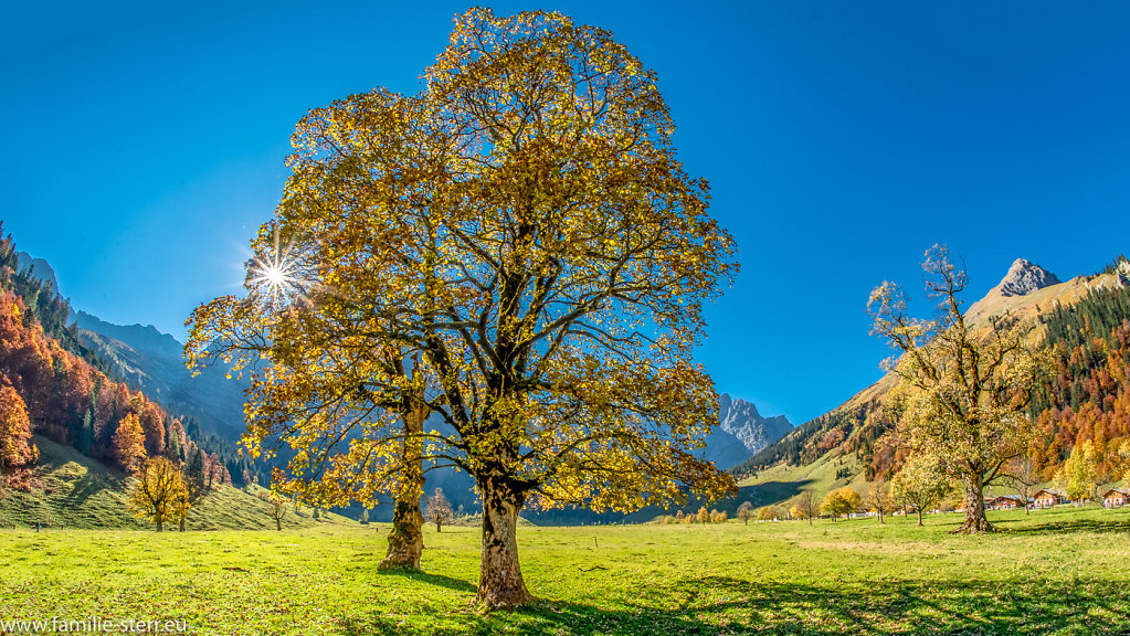 Herbst im Großen Ahornboden