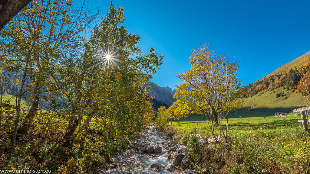 Herbst im Großen Ahornboden