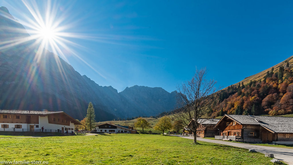 Herbst im Großen Ahornboden