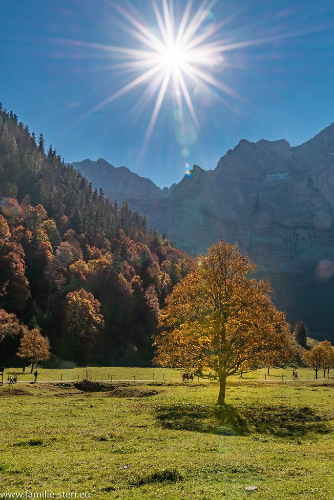 Herbst im Großen Ahornboden