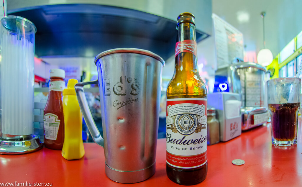 Budweiser und Milkshake