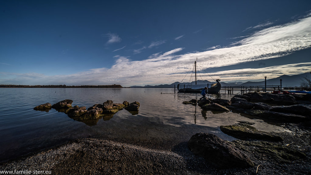 Chiemsee im Spätherbst